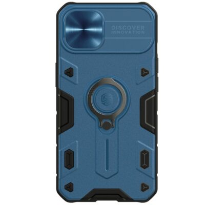 NILLKIN CamShield for iPhone 13 Armor Case with Camera Protection and Ring Kickstand Phone Cover by The Case Factory