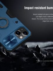 NILLKIN CamShield for iPhone 13 Armor Case with Camera Protection and Ring Kickstand Phone Cover by The Case Factory