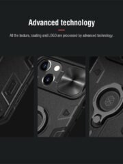 NILLKIN CamShield for iPhone 13 Armor Case with Camera Protection and Ring Kickstand Phone Cover by The Case Factory