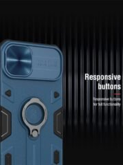 NILLKIN CamShield for iPhone 13 Armor Case with Camera Protection and Ring Kickstand Phone Cover by The Case Factory