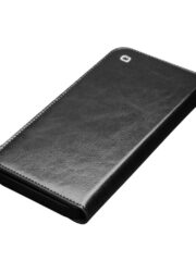 QIALINO For iPhone 13 Mini Cowhide Leather Wallet All-round Protection Phone Cover by The Case Factory