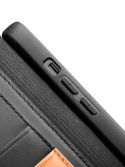 QIALINO for iPhone 13 Pro Max Case Flip Stand Wallet Cowhide Leather Cover by The Case Factory