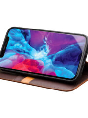 QIALINO for iPhone 13 Pro Case Folio Cowhide Leather Stand Wallet Phone Cover by The Case Factory