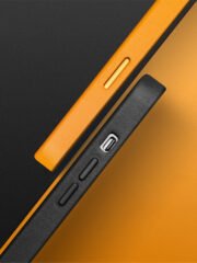 QIALINO for iPhone 13 Pro Max Cowhide Leather Coated Protective Case Compatible with MagSafe by The Case Factory