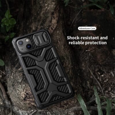 NILLKIN Adventurer Anti Slip Hard Phone Case TPU+PC Phone Protective Cover for iPhone 13 6.1 inch by The Case Factory