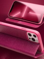 QIALINO for iPhone 13 Pro Case Scratch Resistant Wallet Stand Crocodile Texture Genuine Leather Anti-Shock Phone Cover by The Case Factory