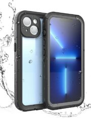 REDPEPPER Dot+ Series For iPhone 13 Case IP68 Waterproof Clear Phone Cover Dark Grey iPhone 13 by The Case Factory