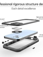 REDPEPPER Dot+ Series For iPhone 13 Case IP68 Waterproof Clear Phone Cover by The Case Factory