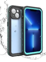 REDPEPPER Dot+ Series For iPhone 13 Case IP68 Waterproof Clear Phone Cover Blue iPhone 13 by The Case Factory