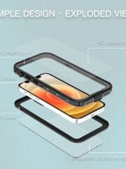 REDPEPPER Dot+ Series for iPhone 13 Mini IP68 Waterproof Clear Phone Case by The Case Factory