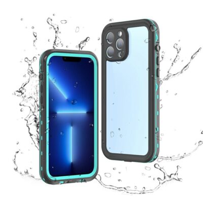 REDPEPPER Dot+ Series For iPhone 13 Pro Max Case IP68 Waterproof Clear Phone Cover Blue iPhone 13 Pro Max by The Case Factory