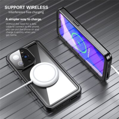 REDPEPPER PRO Series for iPhone 13 Pro IP68 Waterproof Shockproof Clear Phone Case by The Case Factory