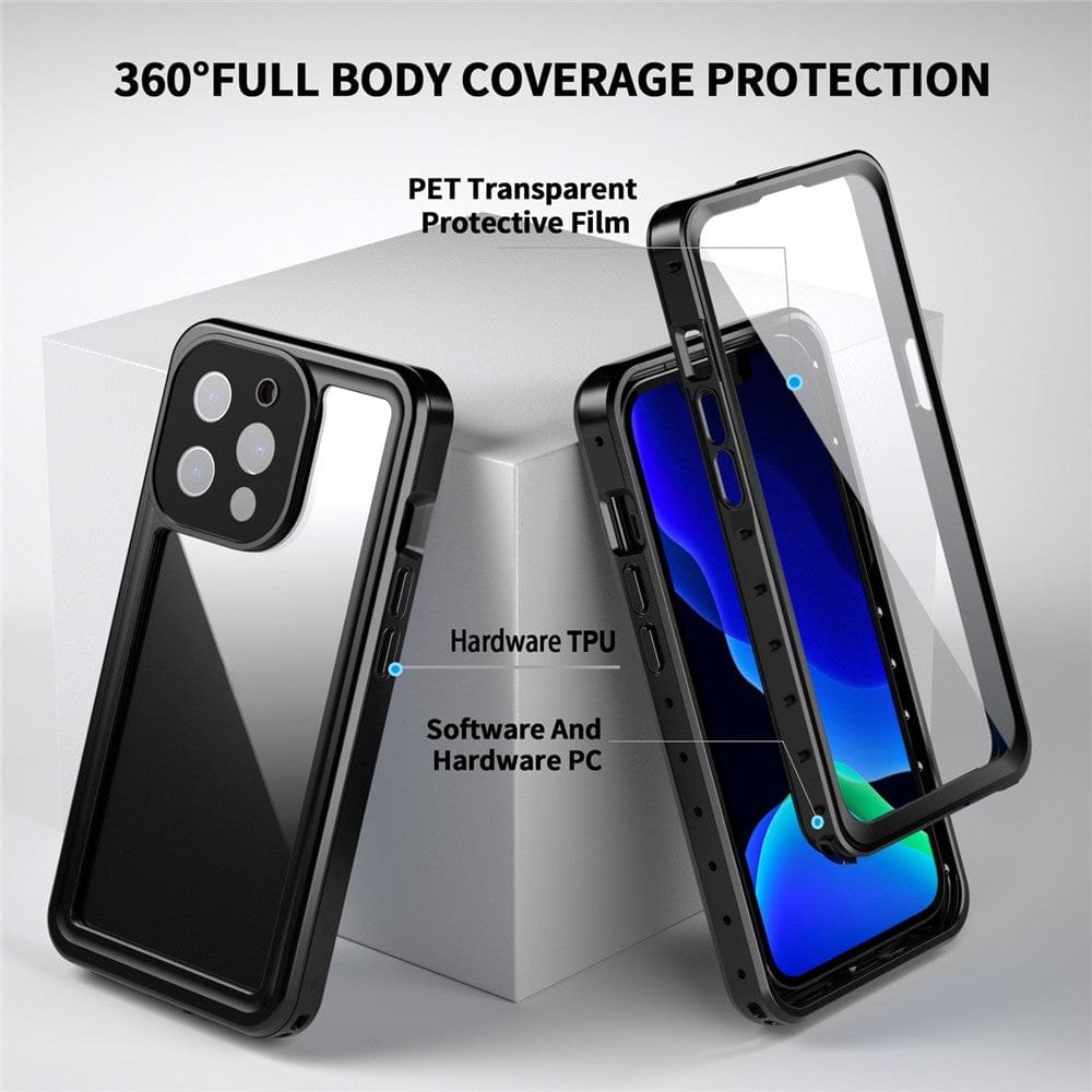 REDPEPPER PRO Series for iPhone 13 Pro IP68 Waterproof Shockproof Clear Phone Case by The Case Factory