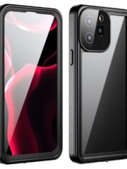 REDPEPPER PRO Series for iPhone 13 Pro Max IP68 Waterproof Shockproof Clear Phone Case Black iPhone 13 Pro Max by The Case Factory
