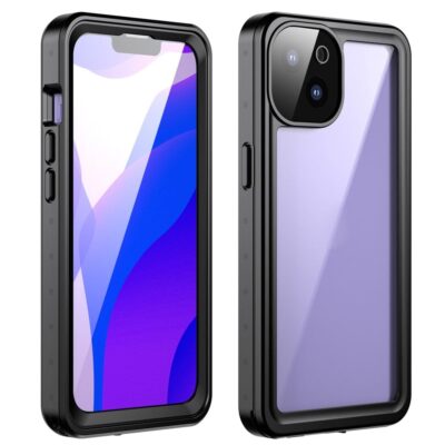 REDPEPPER PRO Series for iPhone 13 IP68 Waterproof Shockproof Clear Phone Case Black iPhone 13 by The Case Factory