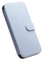 QIALINO for iPhone 13 Case Business Style Genuine Cowhide Leather Wallet Phone Cover by The Case Factory