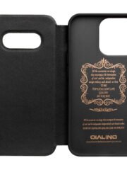 QIALINO for iPhone 13 Pro Max Case Ultra Thin Premium Genuine Leather Flip Cover by The Case Factory