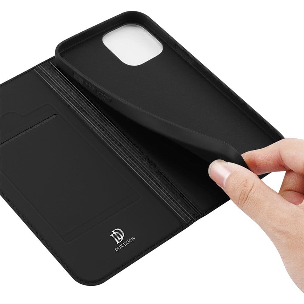 DUX DUCIS Skin Pro Series for iPhone 14 Folio Flip Leather Case with Card Holder Foldable Stand Phone Cover by The Case Factory