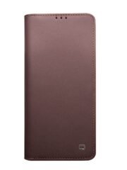 QIALINO Genuine Cowhide Leather Wallet Cover for Samsung Galaxy S21 4G/5G by The Case Factory