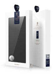 DUX DUCIS Skin Pro Series for Samsung Galaxy S22 Ultra Case Leather Card Holder Flip Stand Phone Cover with Card Slots by The Case Factory