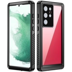 REDPEPPER FS Series for Samsung Galaxy S22 Ultra IP68 Waterproof Case Full Protection Clear Phone Cover by The Case Factory