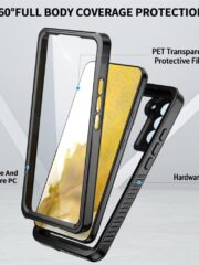 REDPEPPER FS Series For Samsung Galaxy S22+ IP68 Waterproof Case Shockproof Clear Phone Cover by The Case Factory