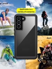 REDPEPPER FS Series For Samsung Galaxy S22+ IP68 Waterproof Case Shockproof Clear Phone Cover by The Case Factory