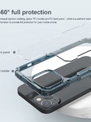 NILLKIN Nature Pro Series Clear Case for iPhone 14 / iPhone 13 Anti-drop Protection Phone Cover by The Case Factory
