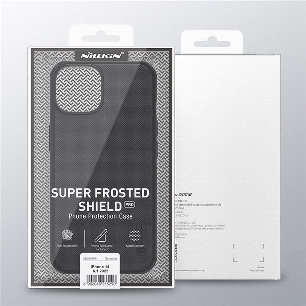 NILLKIN Super Frosted Shield Pro for iPhone 14 / iPhone 13 Shockproof Phone Case Matte Surface Anti-drop Phone Cover by The Case Factory