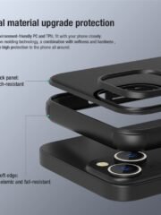 NILLKIN Super Frosted Shield Pro for iPhone 14 / iPhone 13 Shockproof Phone Case Matte Surface Anti-drop Phone Cover by The Case Factory