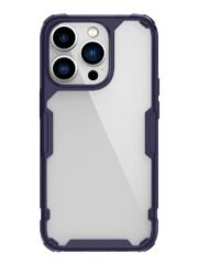 NILLKIN Ultra Clear Phone Case for iPhone 14 Pro Nature Pro Series Drop-proof Back Phone Cover Purple iPhone 14 Pro by The Case Factory