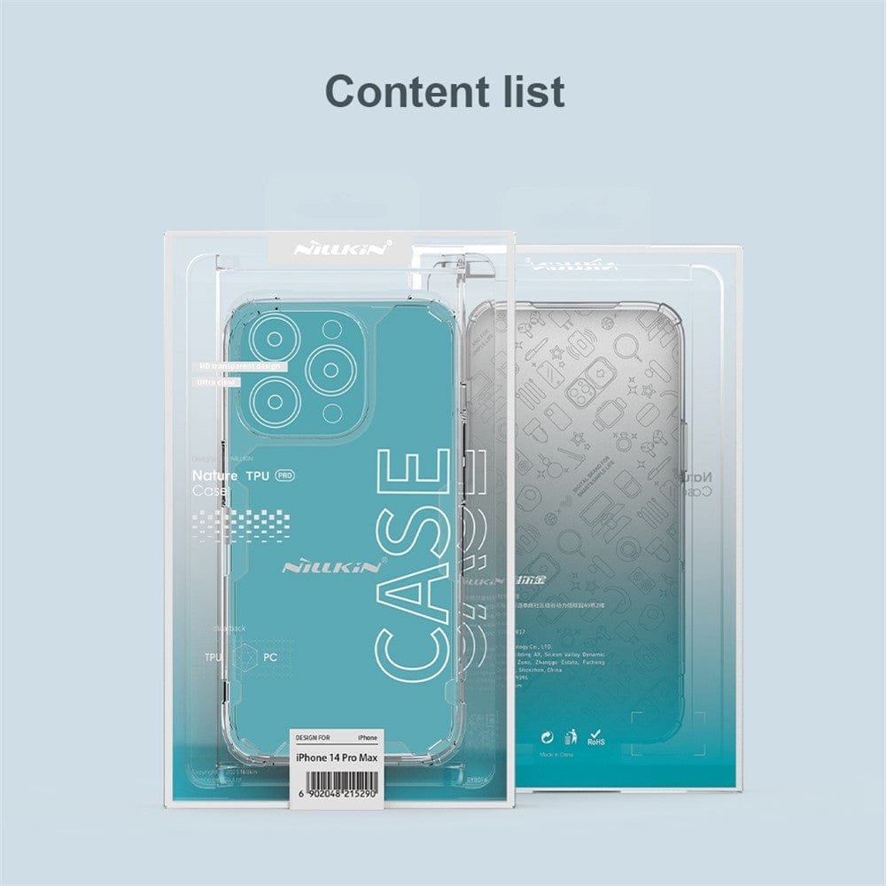NILLKIN Ultra Clear Phone Case for iPhone 14 Pro Nature Pro Series Drop-proof Back Phone Cover by The Case Factory
