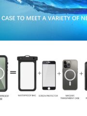 REDPEPPER Dot+ Series for iPhone 14 Pro IP68 Waterproof Clear Phone Case | Compatible with MagSafe by The Case Factory