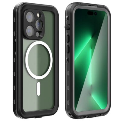 REDPEPPER Dot+ Series for iPhone 14 Pro IP68 Waterproof Clear Phone Case | Compatible with MagSafe by The Case Factory