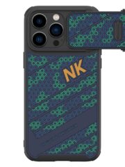 NILLKIN For iPhone 13 Pro Max Honeycomb Texture Phone Case with Sliding Camera Cover As Shown iPhone 13 Pro Max by The Case Factory