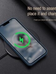 NILLKIN For iPhone 13 Pro Max PU Leather Coated Case Slide Camera Cover Anti-drop Phone Protector by The Case Factory