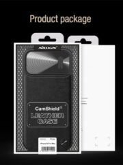 NILLKIN For iPhone 13 Pro Max PU Leather Coated Case Slide Camera Cover Anti-drop Phone Protector by The Case Factory