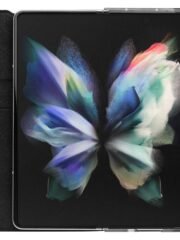 QIALINO For Samsung Galaxy Z Fold3 Wallet Case Genuine Leather Stand Flip Phone Cover by The Case Factory