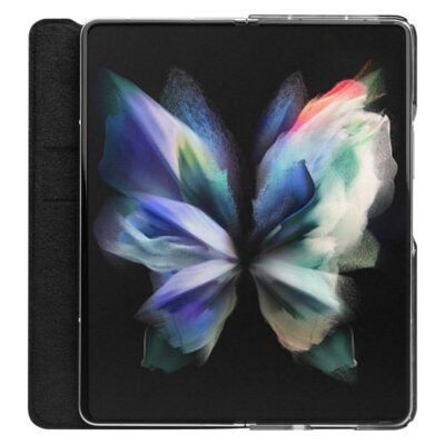 QIALINO For Samsung Galaxy Z Fold3 Wallet Case Genuine Leather Stand Flip Phone Cover by The Case Factory