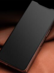 QIALINO For Samsung Galaxy Z Fold3 Wallet Case Genuine Leather Stand Flip Phone Cover by The Case Factory