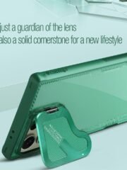 NILLKIN Iceblade CamProp for Samsung Galaxy S24 Ultra Case Lens Cover Kickstand PC-TPU Phone Shell by The Case Factory