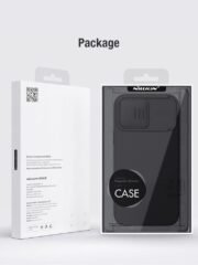 NILLKIN For iPhone 14 Pro Max Magnetic Absorption Phone Cover Silicone Slide Camera Protection Case | Compatible with MagSafe by The Case Factory