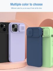 NILLKIN Magnetic Case for iPhone 14 Plus Slide Camera Protection Silicone Phone Cover | Compatible with MagSafe by The Case Factory