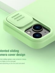 NILLKIN Magnetic Case for iPhone 14 Plus Slide Camera Protection Silicone Phone Cover | Compatible with MagSafe by The Case Factory