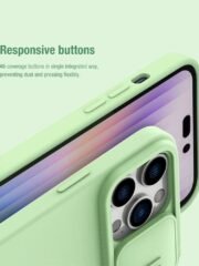 NILLKIN For iPhone 14 Pro Slide Camera Cover Silicone Anti-drop Phone Case | Compatible with MagSafe by The Case Factory