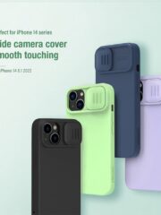 NILLKIN For iPhone 14 / iPhone 13 Soft Liner Case Anti-scratch Silicone Cover with Slide Camera Protection by The Case Factory