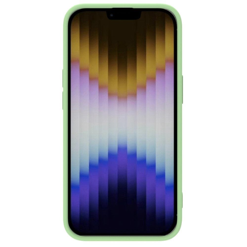 NILLKIN Silicone Case for iPhone 14 Plus Slide Camera Protection Drop-proof Phone Cover by The Case Factory