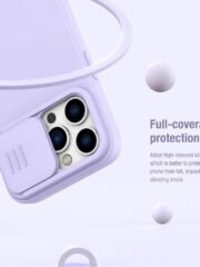 NILLKIN For iPhone 14 Pro Slide Camera Protection Case Anti-scratch Silicone Phone Cover by The Case Factory