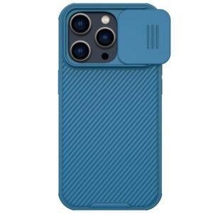 NILLKIN Camshield Pro Series for iPhone 14 Pro Max Magnetic Phone Case with Slide Camera Lens Cover Blue iPhone 14 Pro Max by The Case Factory