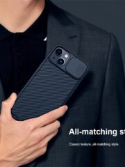 NILLKIN CamShield Pro Series for iPhone 14 / iPhone 13 Slide Camera Protection Phone Case Anti-drop Back Cover by The Case Factory